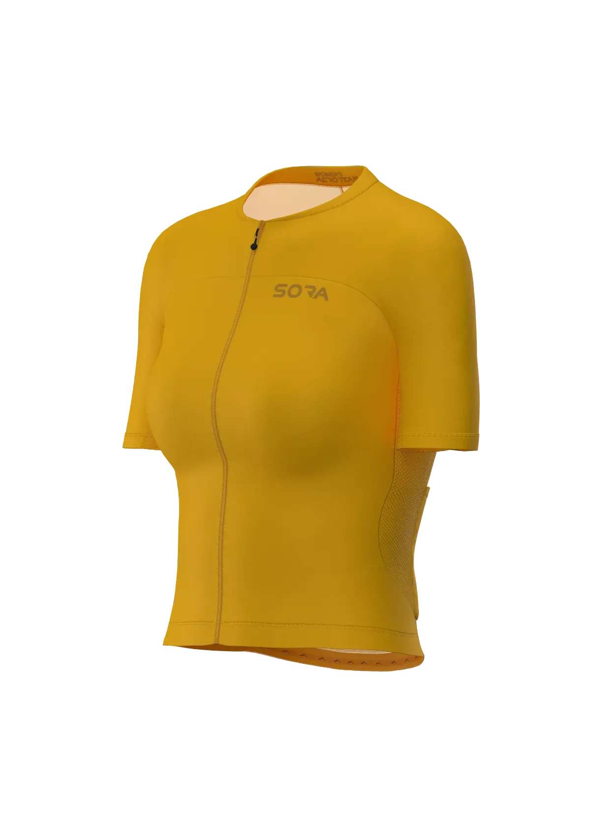 Yellow Aero Team Women's Cycling Jersey