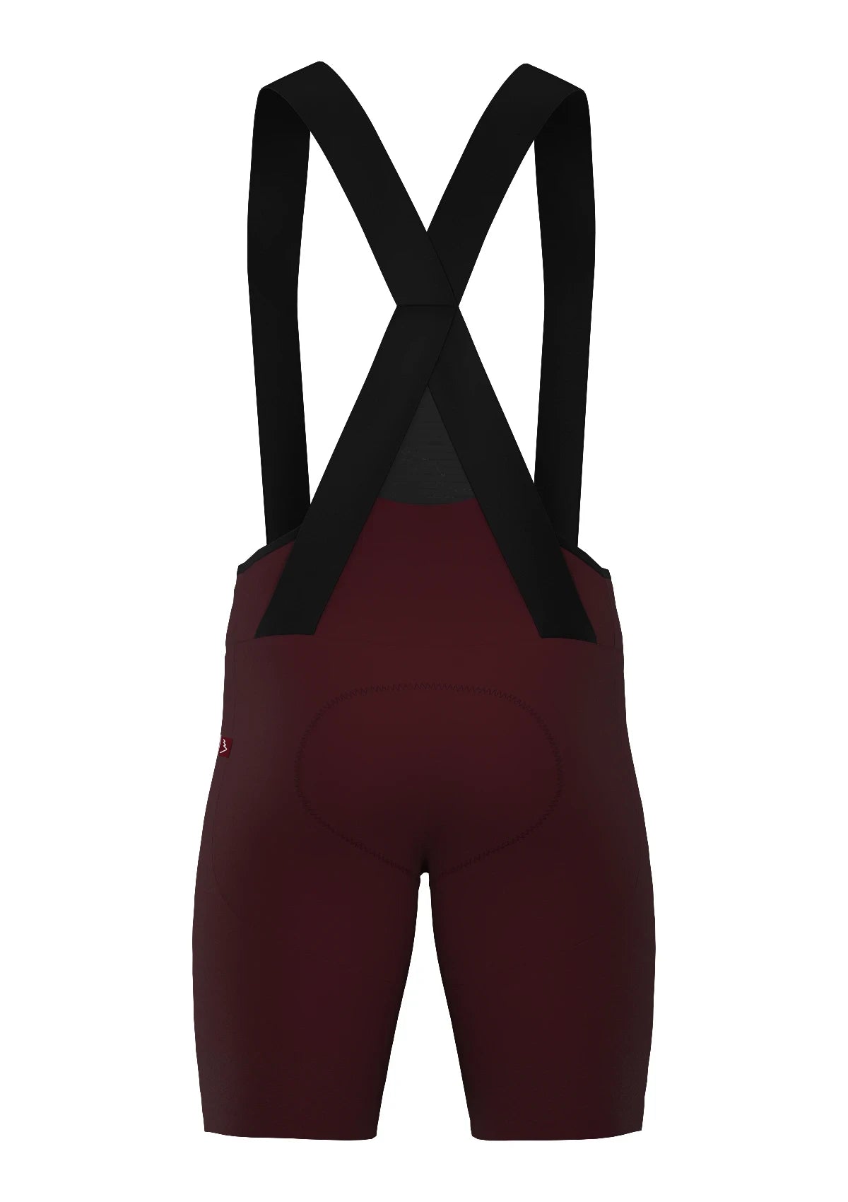 Claret Red Road Racer Strappy Cycling Tights