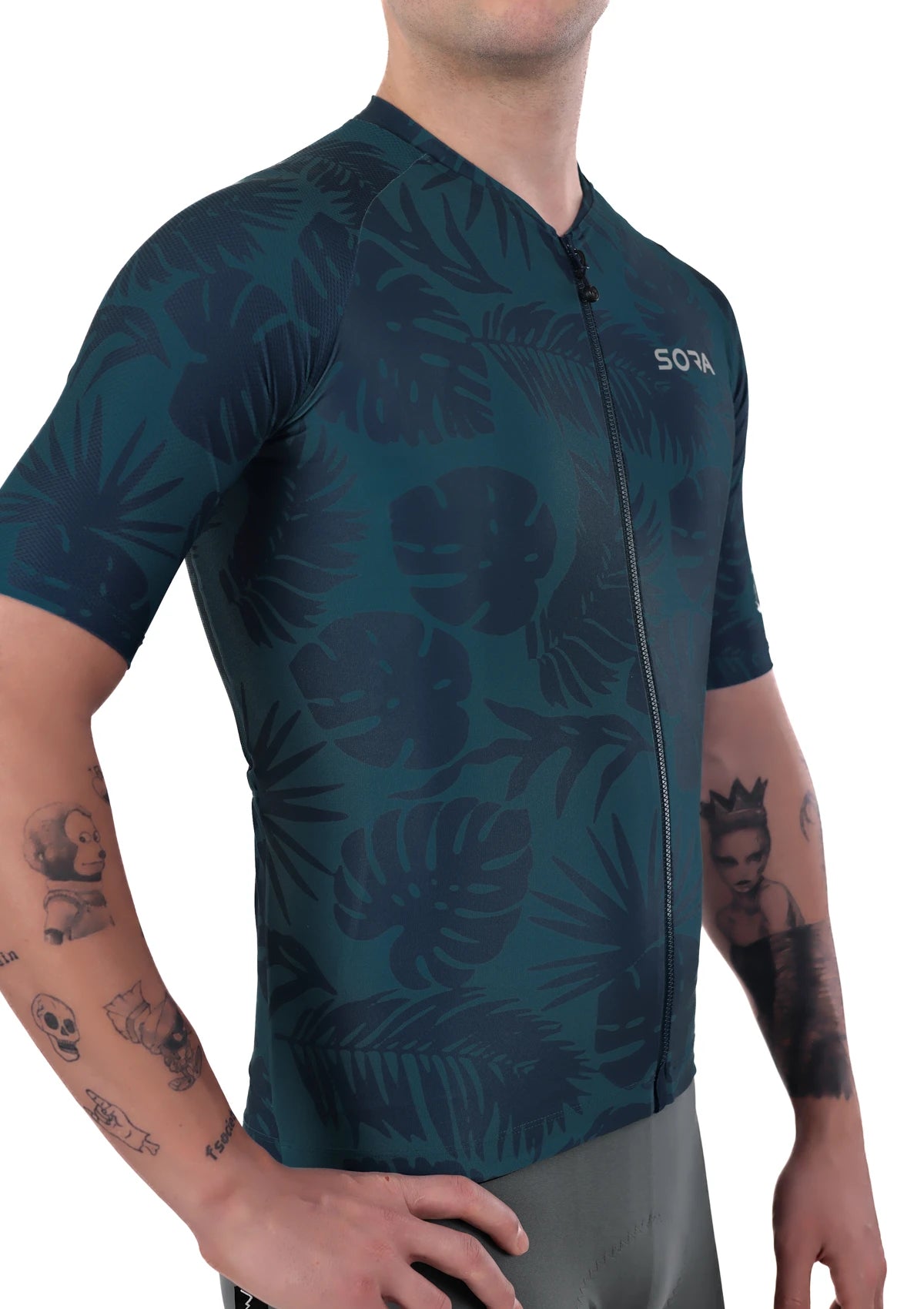 Navy Blue Classic Cycling Jersey