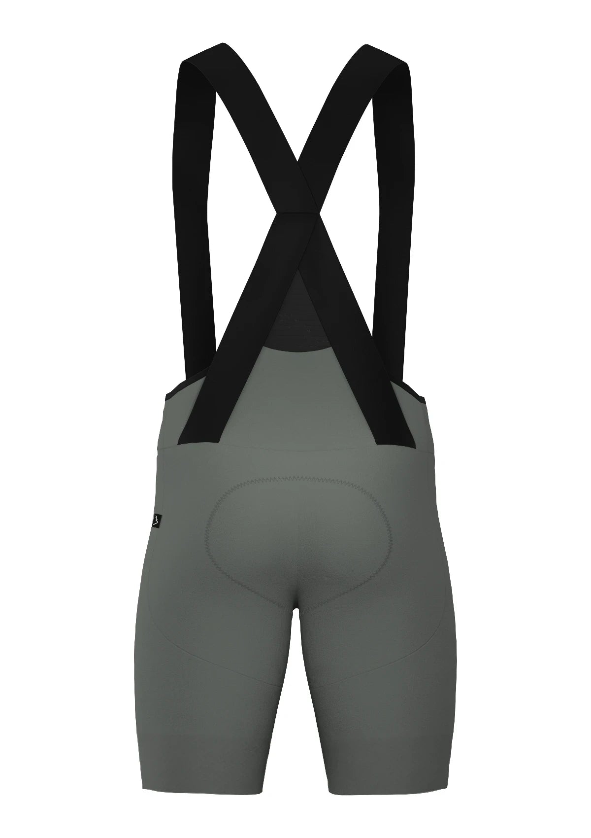 Gray Road Racer Strappy Cycling Tights
