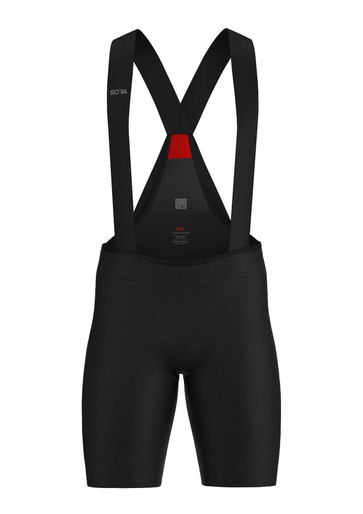 Black Road Racer Strappy Cycling Tights