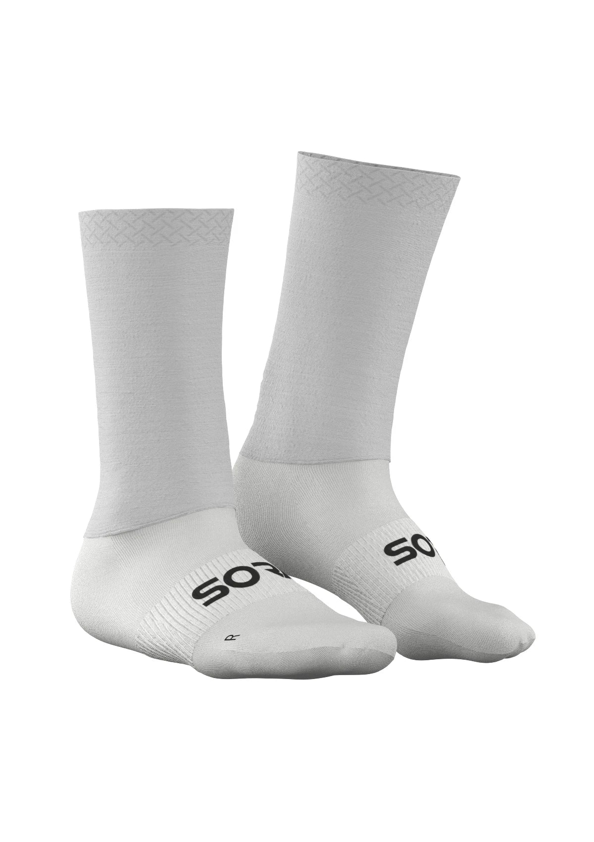 White Soft Cycling Socks
